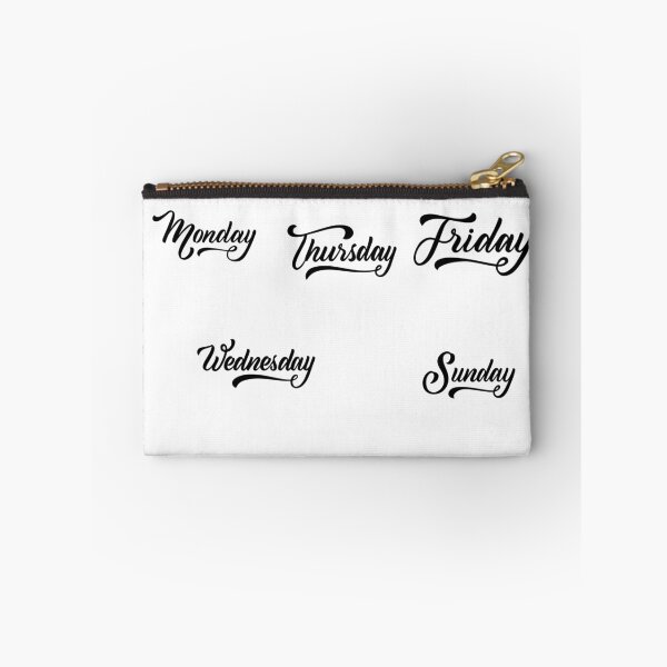 Artikelvorschau, Planner Sticker Pack #5 - Tage der Woche - Tagebücher, Kalender, Planer, Agendas StickerTage der Woche Aufkleber, Tage der Woche T-shirt entworfen und verkauft von Luckydoe1.