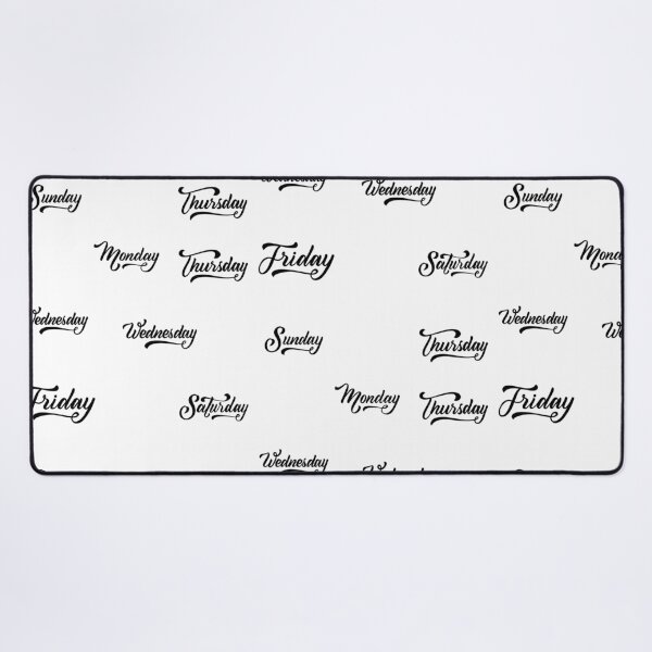 Artikelvorschau, Planner Sticker Pack #5 - Tage der Woche - Tagebücher, Kalender, Planer, Agendas StickerTage der Woche Aufkleber, Tage der Woche T-shirt entworfen und verkauft von Luckydoe1.