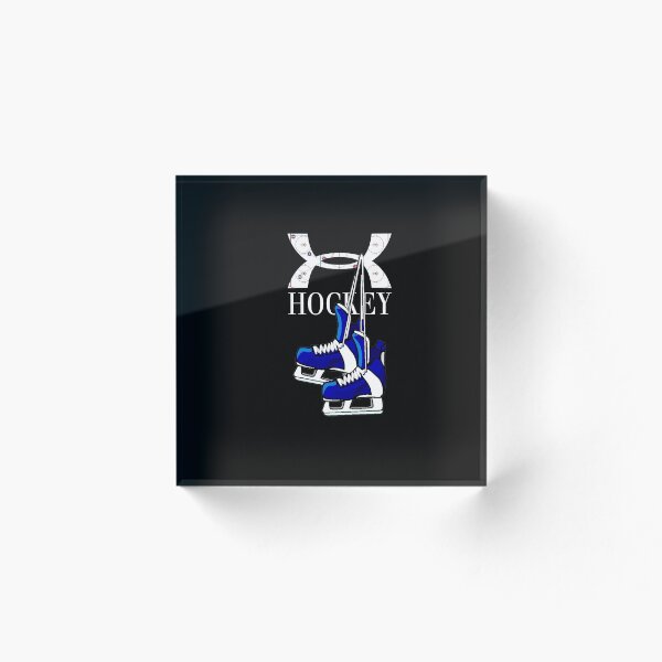 Aperçu de l'œuvre Patin à glace de hockey créée et vendue par Sticker-Tee.