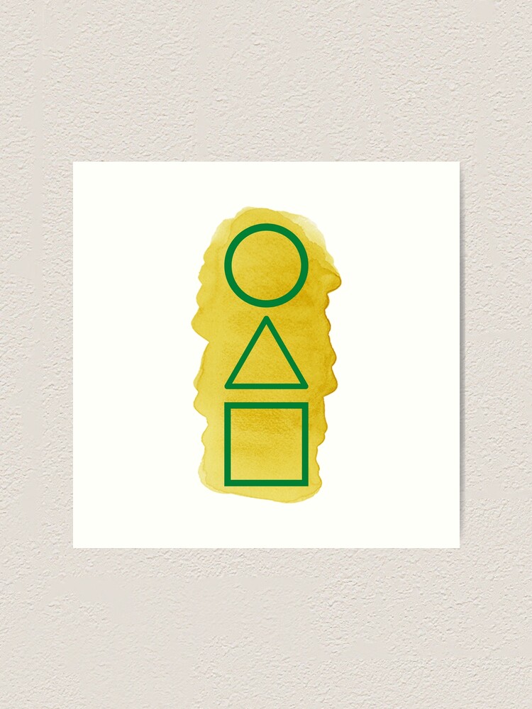 "Circle Triangle Square Logo" Art Print by Calakan Redbubble