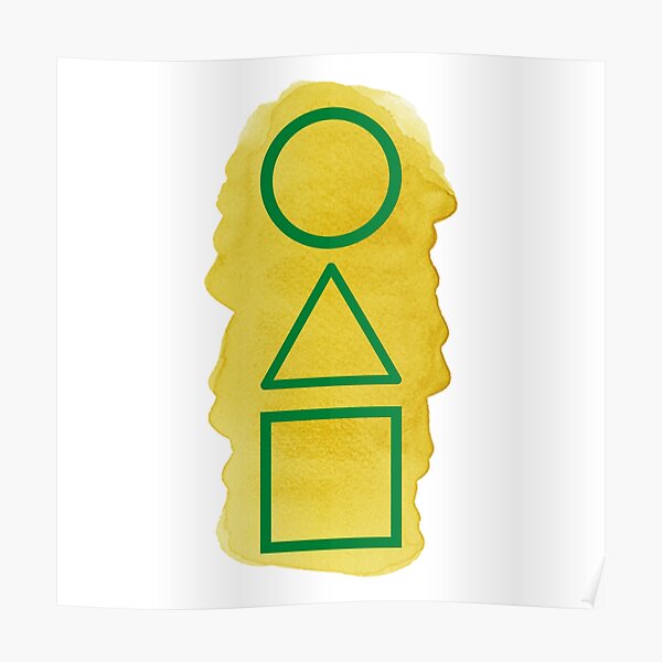 "Circle Triangle Square Logo" Poster for Sale by Calakan Redbubble