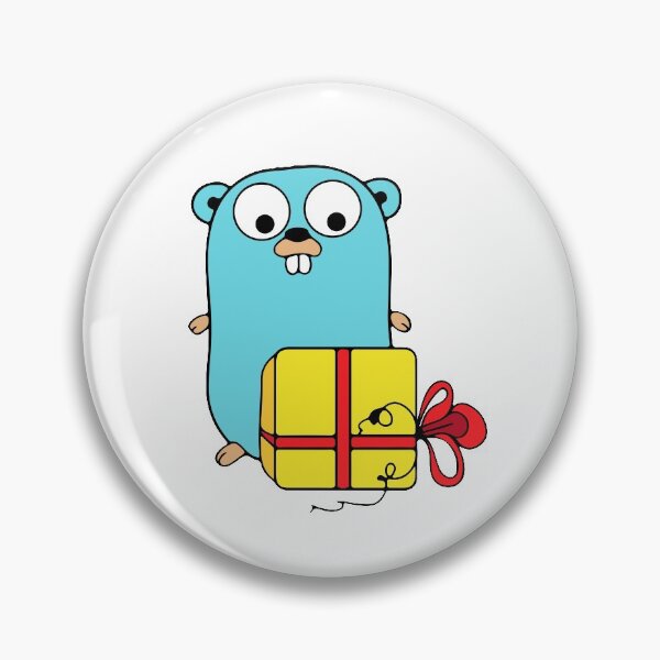 Item preview, Golang Gopher Go Birthday Gift designed and sold by THEMADBRUSH.