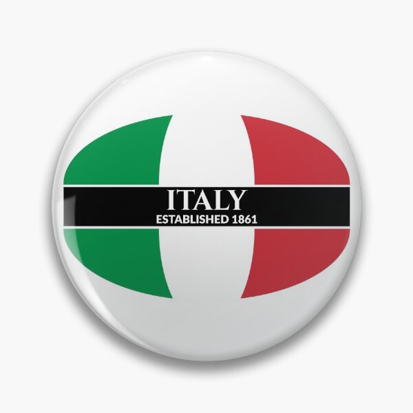 Item preview, Italy Established 1861 Italian Flag (Inverse Text) designed and sold by Worldesigns by Artsiren.