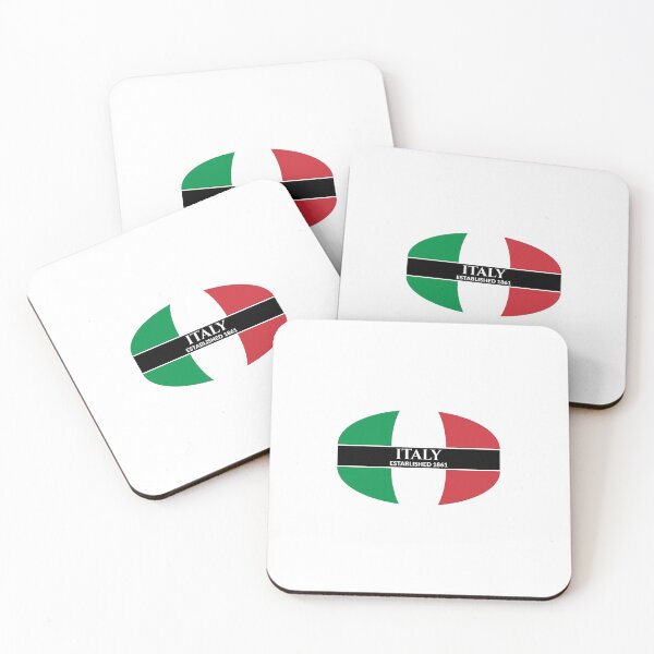 Item preview, Italy Established 1861 Italian Flag (Inverse Text) designed and sold by Worldesigns by Artsiren.