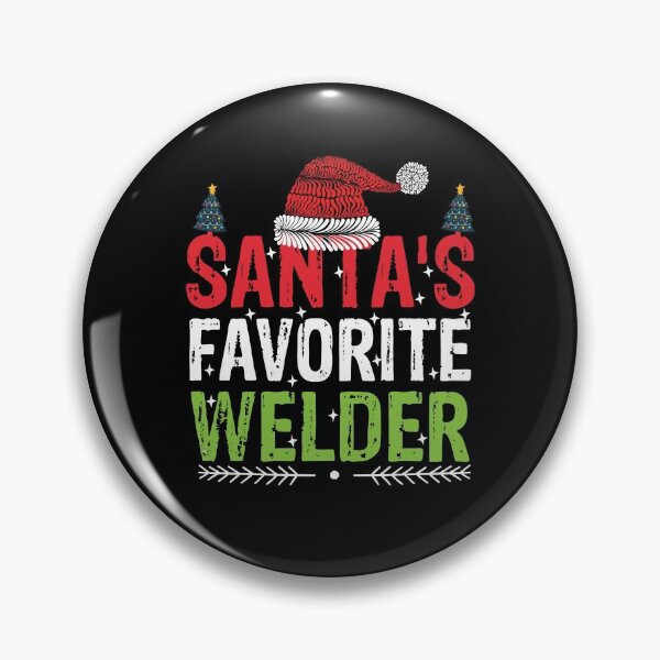 Artikelvorschau, Santa's favorite welder Funny Welder Club entworfen und verkauft von patroart.