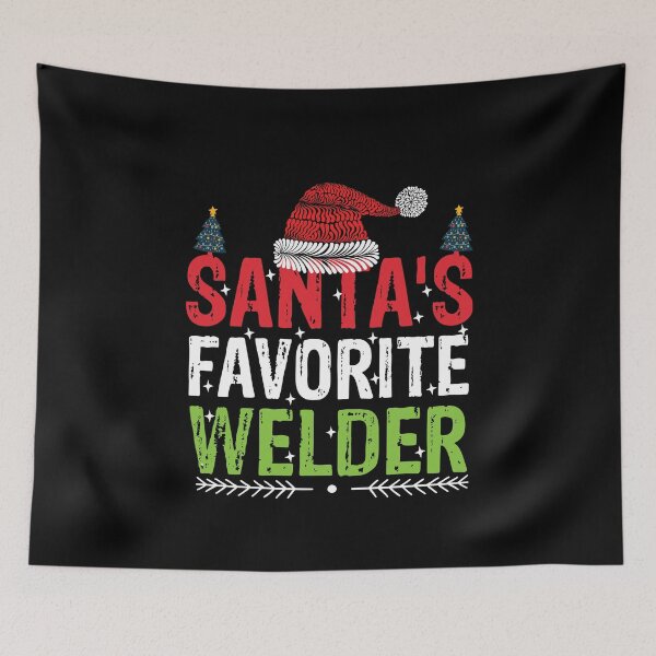 Item preview, Santa's favorite welder Funny Welder Club designed and sold by patroart.