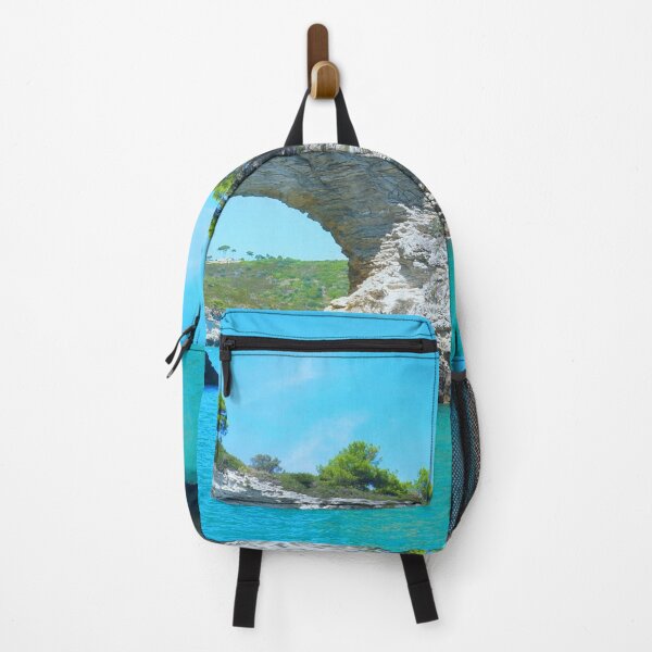Item preview, Tropical Beach with Cliffs Design designed and sold by Funny-Tees4U.
