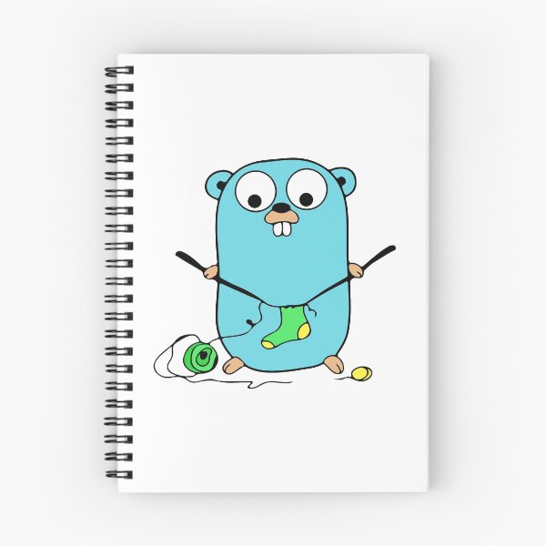 Item preview, Golang Gopher Go Knitting designed and sold by THEMADBRUSH.