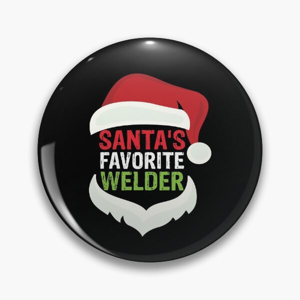 Artikelvorschau, Santa's favorite welder Funny Welder Club entworfen und verkauft von patroart.
