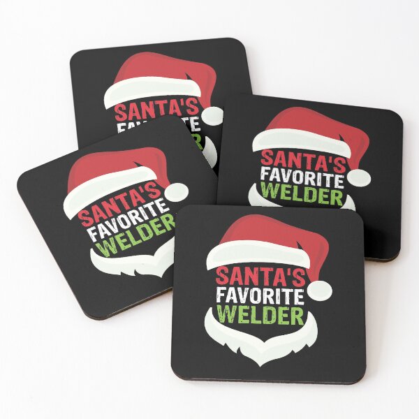Artikelvorschau, Santa's favorite welder Funny Welder Club entworfen und verkauft von patroart.