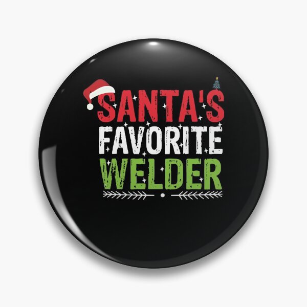 Artikelvorschau, Santa's favorite welder Funny Welder Club entworfen und verkauft von patroart.