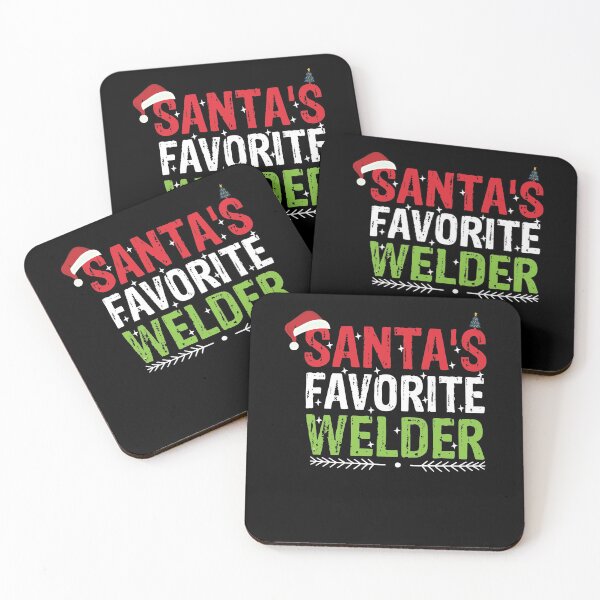Artikelvorschau, Santa's favorite welder Funny Welder Club entworfen und verkauft von patroart.