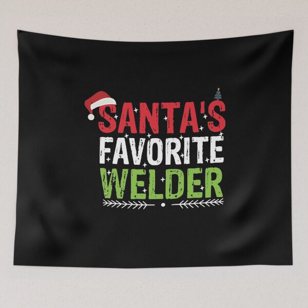 Item preview, Santa's favorite welder Funny Welder Club designed and sold by patroart.