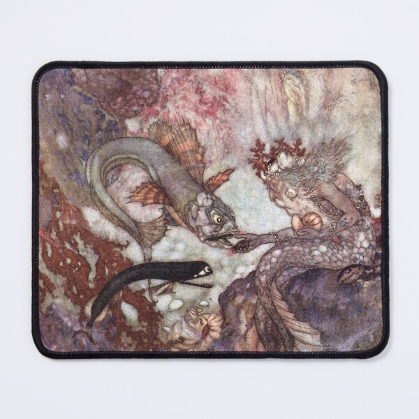 Item preview, The Merman King by Edmund Dulac designed and sold by vintage-art.