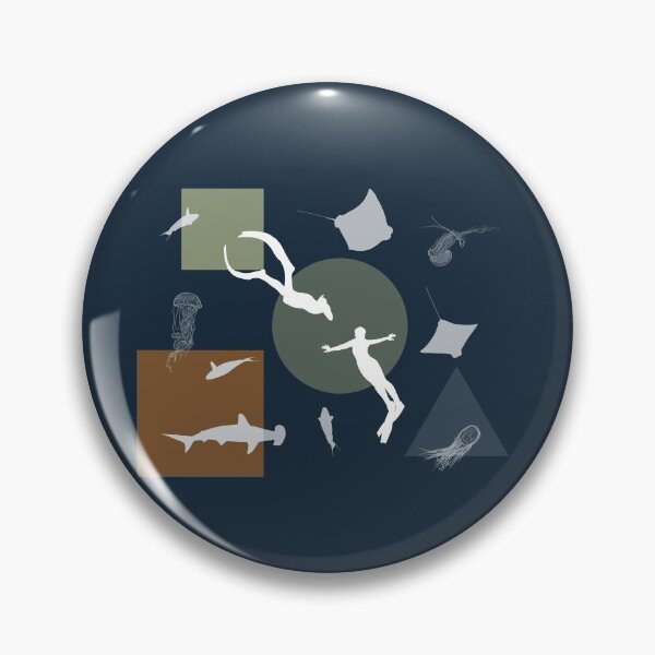 Item preview, Freediving Couple in Ocean designed and sold by Arkneer.