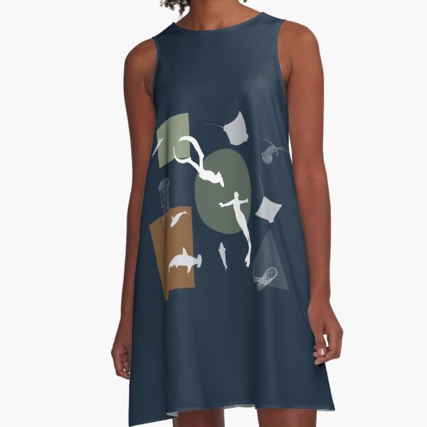 Item preview, Freediving Couple in Ocean designed and sold by Arkneer.