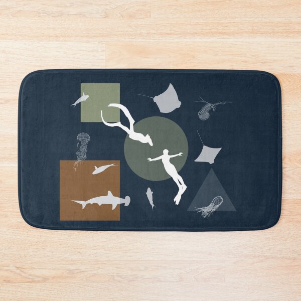 Item preview, Freediving Couple in Ocean designed and sold by Arkneer.