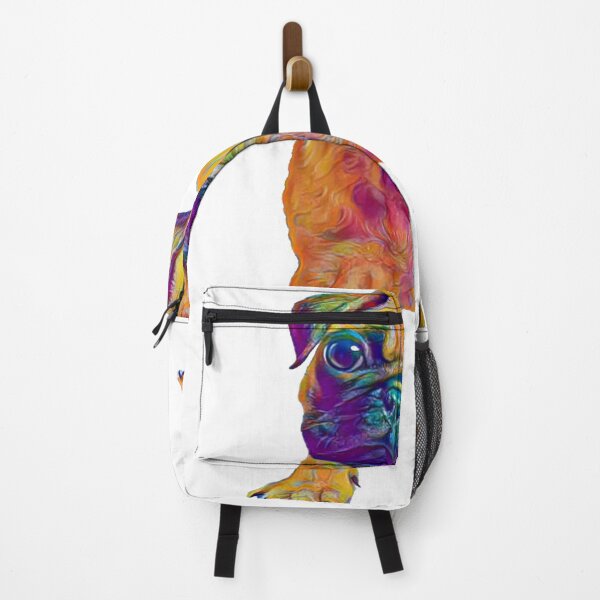 Item preview, Pug Puppy abstract art designed and sold by JustClickPrint.