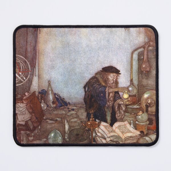 Item preview, The Alchemist by Edmund Dulac designed and sold by vintage-art.