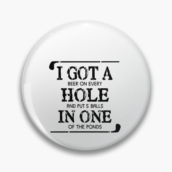 Item preview, I Got A Beer On Hole In One Funny Beer Drinking Bad Golfer designed and sold by Dream-bubble.