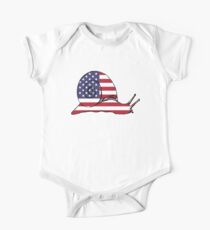 American Flag – Snail One Piece - Short Sleeve