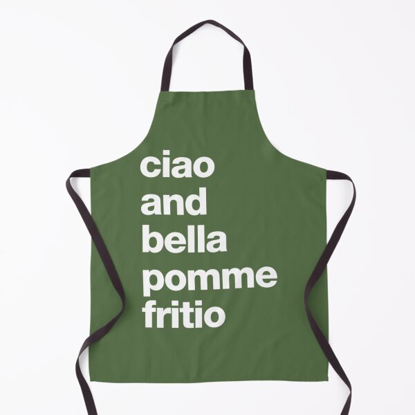 Item preview, ciao and bella pomme fritio designed and sold by DarodeTees.