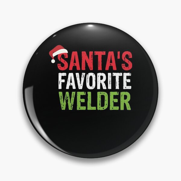 Artikelvorschau, Santa's favorite welder Funny Welder Club entworfen und verkauft von patroart.