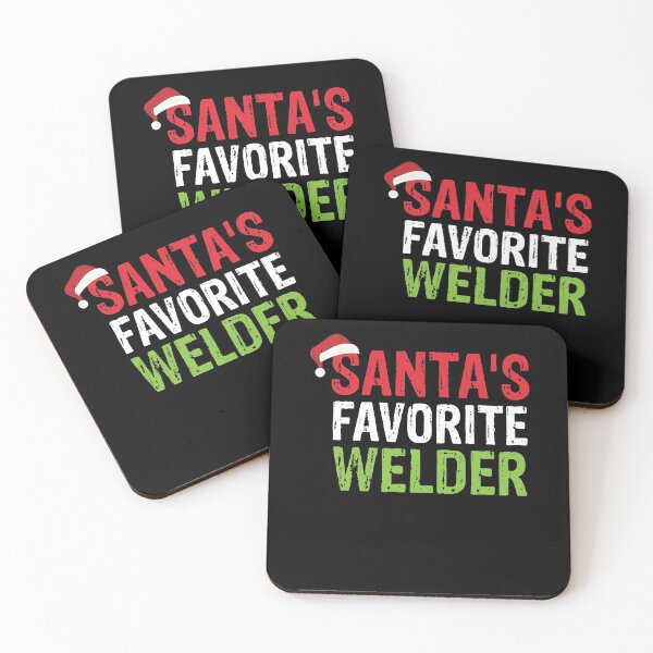 Artikelvorschau, Santa's favorite welder Funny Welder Club entworfen und verkauft von patroart.