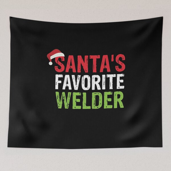Item preview, Santa's favorite welder Funny Welder Club designed and sold by patroart.