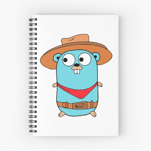 Item preview, Golang Gopher Go Cowboy designed and sold by THEMADBRUSH.