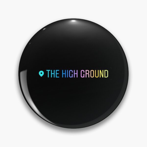 Item preview, The High Ground (Neon) Sticker designed and sold by chisonba.