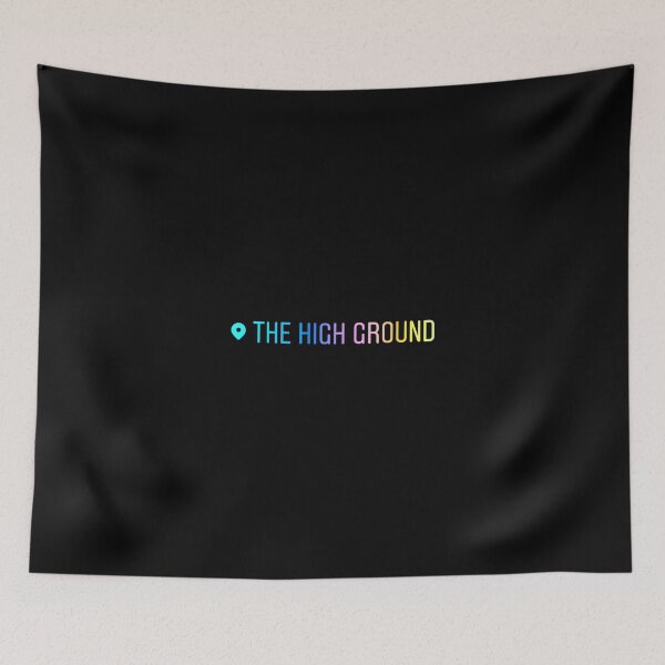 Item preview, The High Ground (Neon) Sticker designed and sold by chisonba.