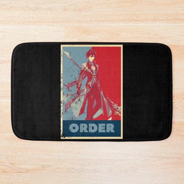 Item preview, Zhongli Genshin Impact Order - Distressed Vintage Hope Style Colours designed and sold by GingerCatGifts.