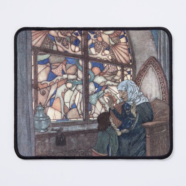Item preview, His Grandmother's Tale by Edmund Dulac designed and sold by vintage-art.