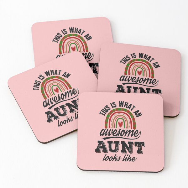Item preview, This Is What An Awesome Aunt Looks Like Winter Rainbow designed and sold by JooArtPrints  ★★★★★.