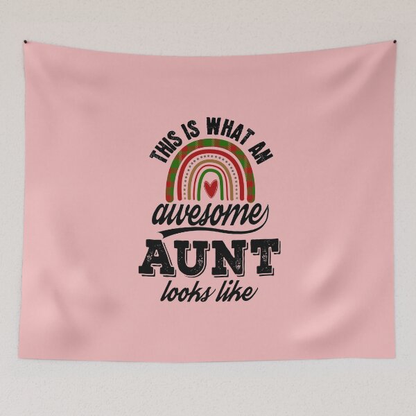 Item preview, This Is What An Awesome Aunt Looks Like Winter Rainbow designed and sold by JooArtPrints  ★★★★★.