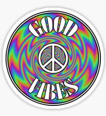 Peace Good Vibes Sticker