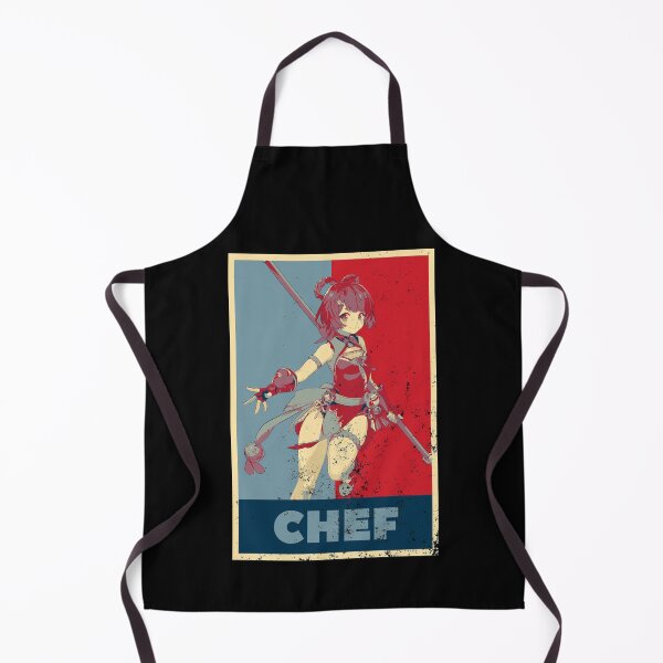 Item preview, Xiangling Genshin Impact Chef - Distressed Vintage Hope Style Colours designed and sold by GingerCatGifts.