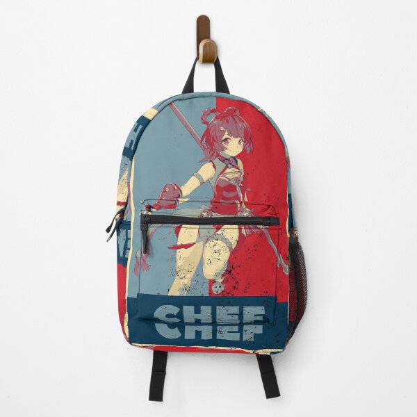 Item preview, Xiangling Genshin Impact Chef - Distressed Vintage Hope Style Colours designed and sold by GingerCatGifts.