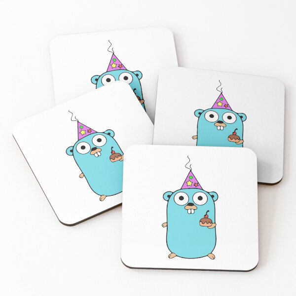 Item preview, Golang Gopher Party  designed and sold by THEMADBRUSH.