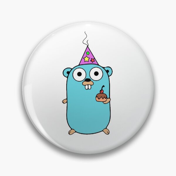 Item preview, Golang Gopher Party  designed and sold by THEMADBRUSH.