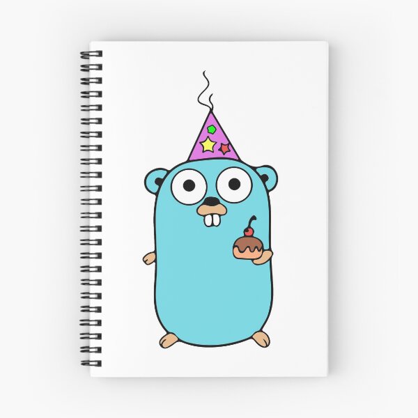 Item preview, Golang Gopher Party  designed and sold by THEMADBRUSH.