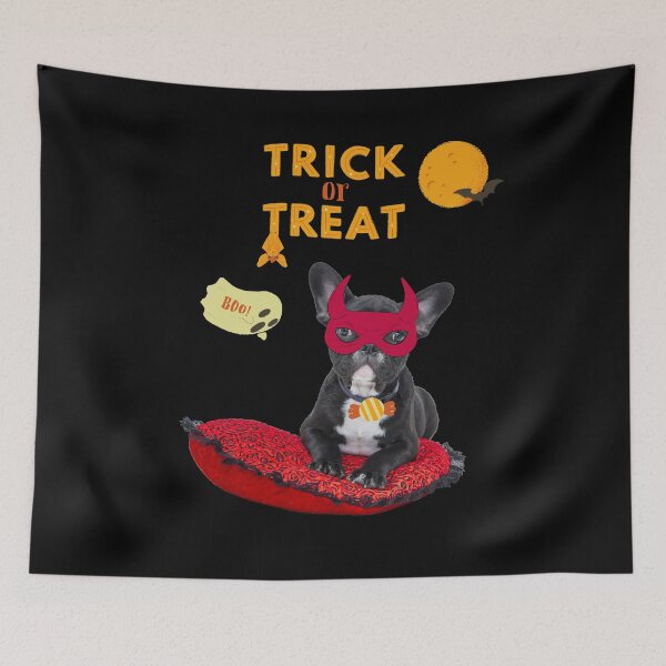 Item preview, French Bulldog Trick or Treat designed and sold by Finolca.