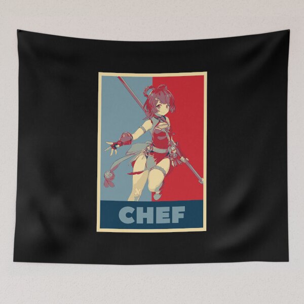 Item preview, Xiangling Genshin Impact Chef - Hope Style Colours designed and sold by GingerCatGifts.