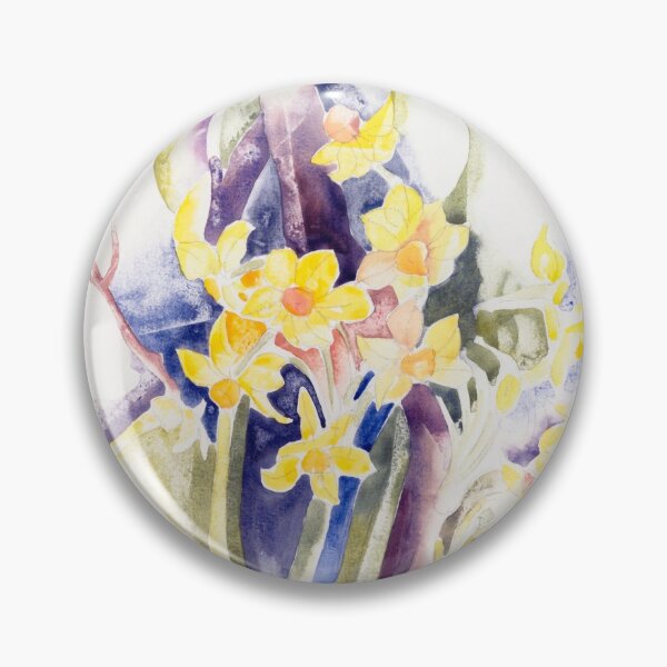 Item preview, Watercolor Painting Small Daffodils (ca. 1914) by Charles Demuth designed and sold by Designedbysm.