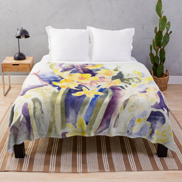 Item preview, Watercolor Painting Small Daffodils (ca. 1914) by Charles Demuth designed and sold by Designedbysm.