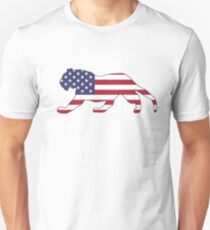 American Flag – Tiger Unisex T-Shirt