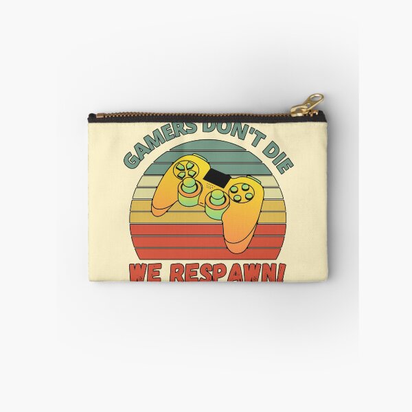 Item preview, Gamers Don't Die, We Respawn! Retro Sunset designed and sold by Meek-Anime.