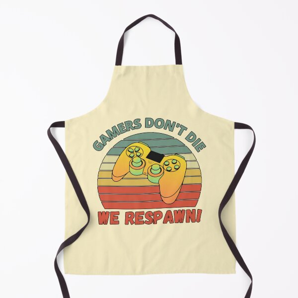 Item preview, Gamers Don't Die, We Respawn! Retro Sunset designed and sold by Meek-Anime.
