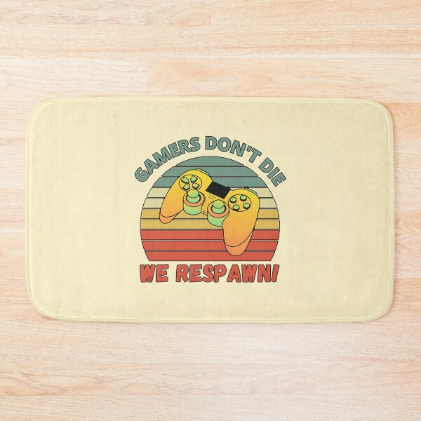 Item preview, Gamers Don't Die, We Respawn! Retro Sunset designed and sold by Meek-Anime.